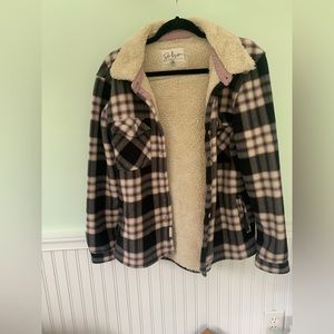 Sherpa Lined Flannel Jacket